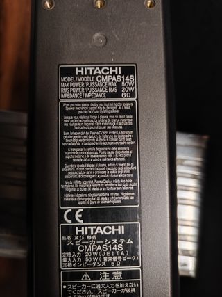 Lote 2 Altavoces Sony Negros