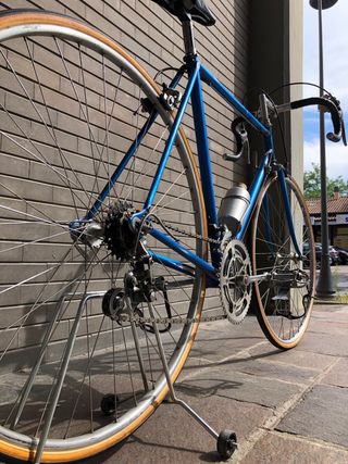 Bicicletta Corsa Vintage Blu