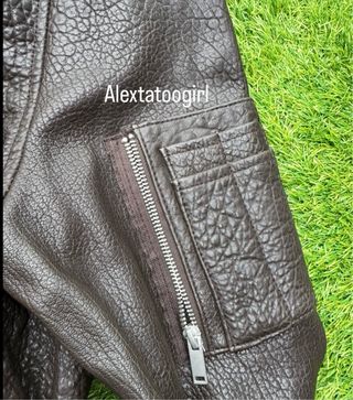 Cazadora Piel Zara Edición Limitada Talla XS