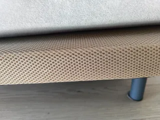 Base tapizada y colchón 150x190