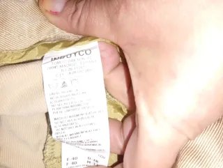 Pantalón dorado talla 40