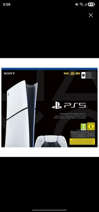 PlayStation 5 Digital Edition Sony