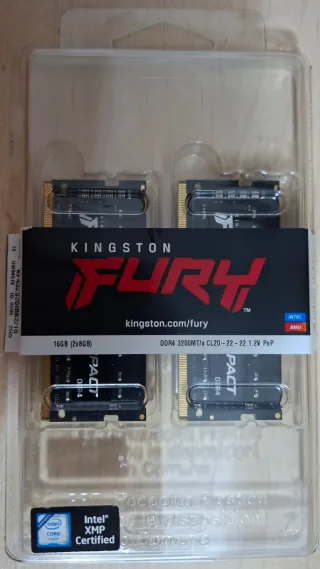 RAM SODIMM Kingston Fury DDR4 16GB (2x8GB) 3200MHz