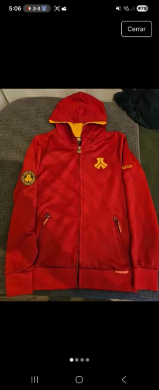 Sudadera Defqon 1 Festival Roja y Amarilla