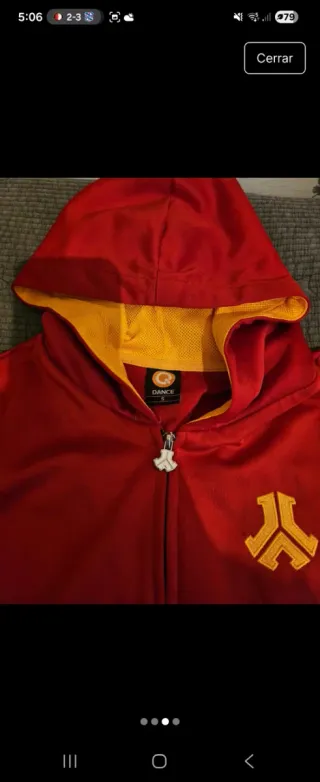 Sudadera Defqon 1 Festival Roja y Amarilla