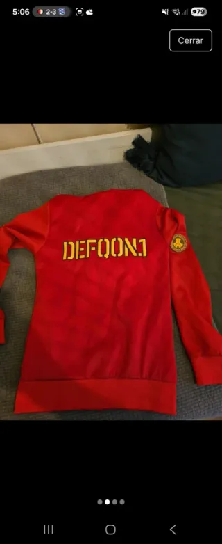 Sudadera Defqon 1 Festival Roja y Amarilla