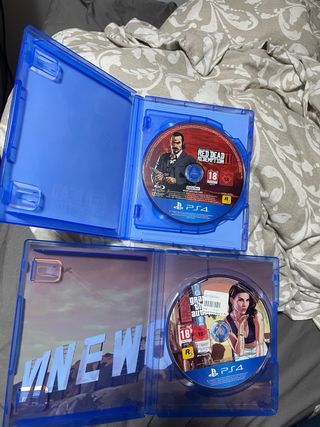 PS4 Juegos Red Dead Redemption 2 y GTA V