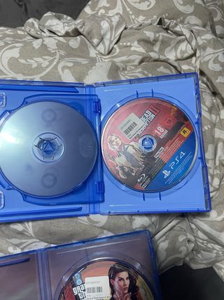 PS4 Juegos Red Dead Redemption 2 y GTA V