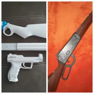 NUEVO.Lote accesorios para juegos disparos Wii-U