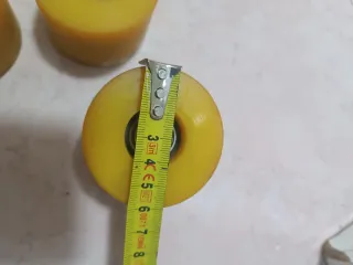 Ruedas de patinete amarillas (4 unidades)