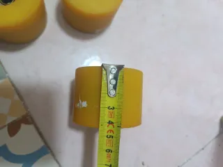 Ruedas de patinete amarillas (4 unidades)