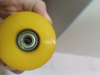 Ruedas de patinete amarillas (4 unidades)