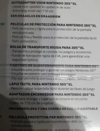 Ofertón.Funda+accesorios 3DS XL, New 3DS XL,DSi XL