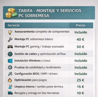 Ensamblaje de PC a medida