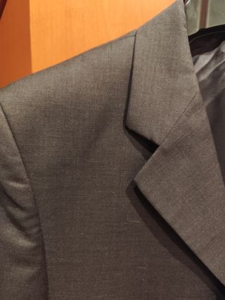 Americana Lana Hombre Gris