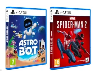 Pack Astro Bot e Spiderman 2 PS5 Nuovi