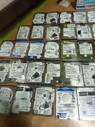 Lote 44 Discos Duros HDD 2.5 500GB