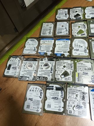 Lote 44 Discos Duros HDD 2.5 500GB
