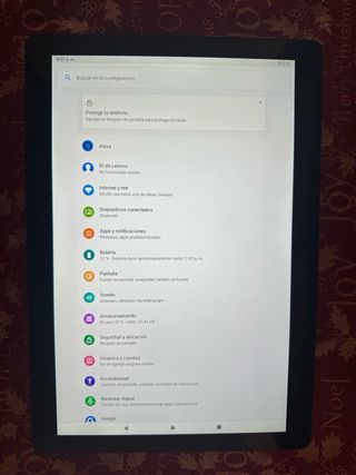 Tablet Lenovo Nueva Negra/Gris