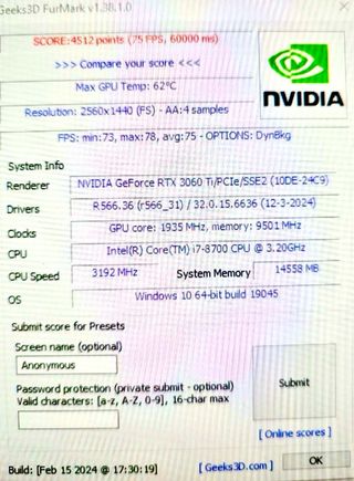 MSI RTX 3060 Ti 8GB GDDR6 OC Edition