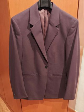 Americana Zara Burdeos Talla M