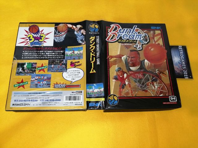 DUNK DREAM / STREET HOOP Neo Geo AES Neogeo AES