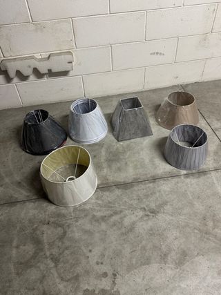 Set 8 paralumi in teletta nuovi