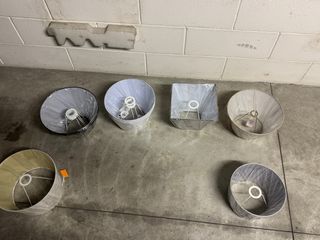 Set 8 paralumi in teletta nuovi