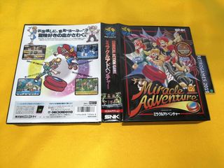 Neo Geo AES MIRACLE ADVENTURE / SPINMASTER NEOGEO