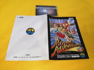 Neo Geo AES MIRACLE ADVENTURE / SPINMASTER NEOGEO