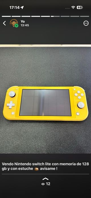Nintendo Switch Lite Amarilla