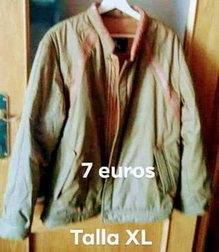 Chaqueta Beige Talla XL Hombre