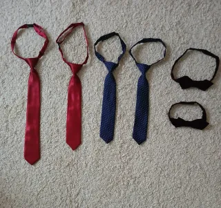 Lote corbatas y pajaritas niño