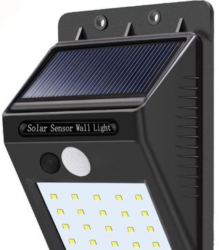 Lámpara para exterior con panel solar