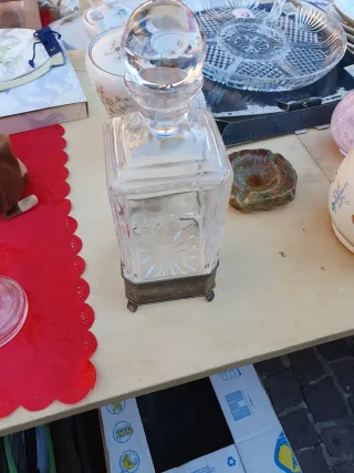 Caraffa in cristallo con tappo