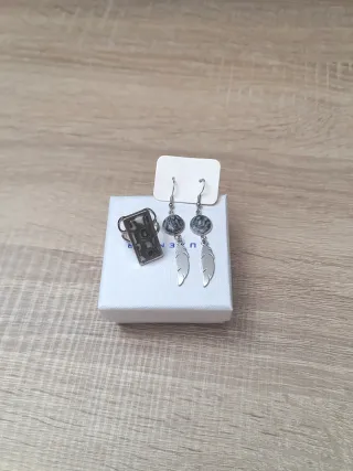 Pendientes y Anillo Arcilla Polimérica