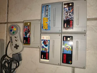 Super Nintendo + giochi + pack giochi GameCube