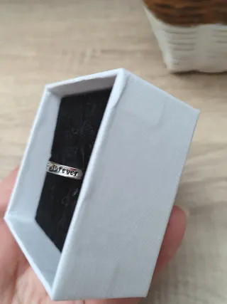 Anillo Plata Ajustable Forever