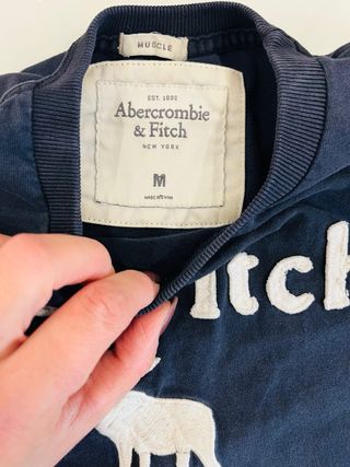 T-shirt A&F Blu Taglia M