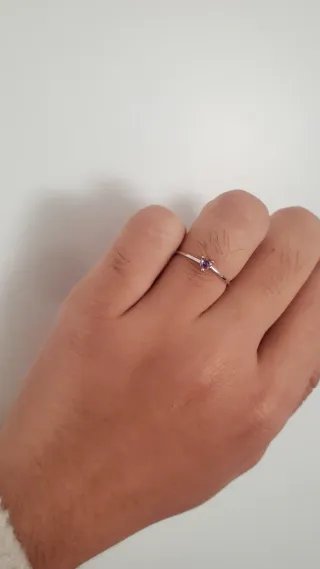 OFERTA Anillo Plata Corazón ajustable