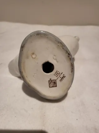 Figura de pato de porcelana blanco Nao.