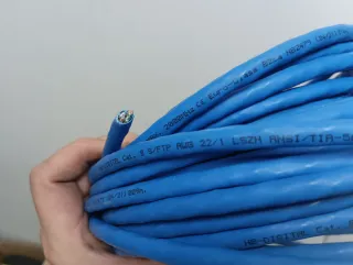 Cable de red HB-DIGITAL Cat 8 S/FTP 2000MHz