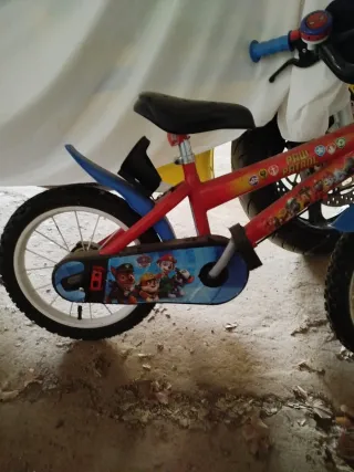 Bicicleta infantil Paw Patrol