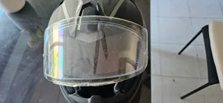 Casco de moto homologado con doble visera