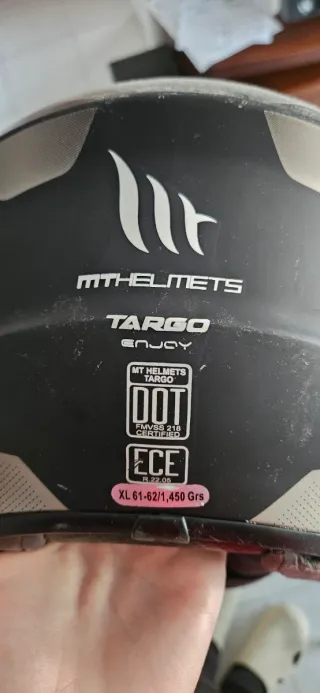 Casco de moto homologado con doble visera