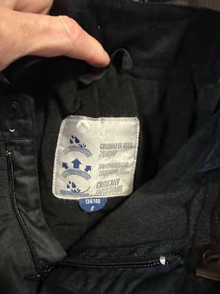 Traje de esquí infantil a cuadros