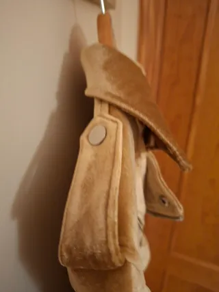 Cazadora Stradivarius Terciopelo Dorado Talla S