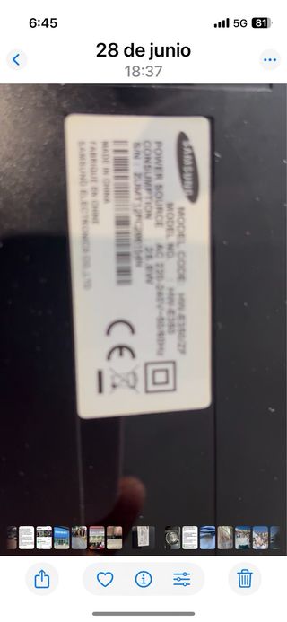 Barra de Sonido Samsung Negra