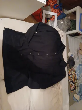 Americana de paño negra