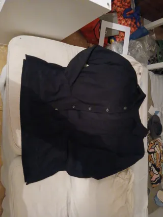 Americana de paño negra